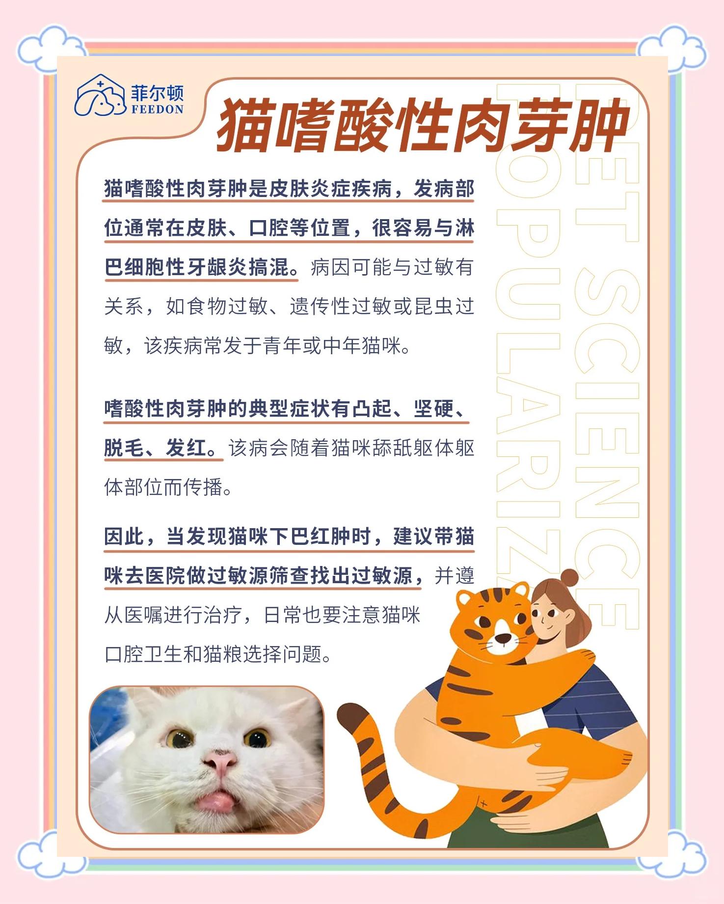 嗜酸性肉芽肿 嗜酸性肉芽肿猫咪 怎么治疗